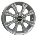 Khomen Wheels Double-Spoke 606 (ZV 16_Corolla) G-Silver